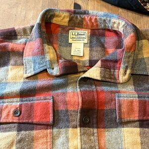 Men’s LLbean flannel shirt